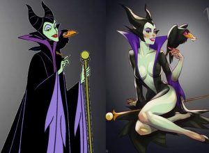 Khi Maleficent, Ursula lột xác thành mỹ nữ sexy, đến hoàng tử cũng không cưỡng lại được