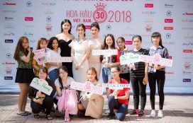 Sáng nay (14/4), Hành trình tuyển sinh cuộc thi Hoa hậu Việt Nam 2018 chính thức khởi động bằng chương trình giao lưu và quảng bá diễn ra tại trường Đại học Khoa học Xã hội và Nhân văn TP.HCM (ĐH KHXH & NV TP.HCM)