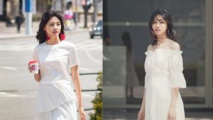 Á hậu Thanh Tú đẹp ngẩn ngơ trên đường phố Seoul