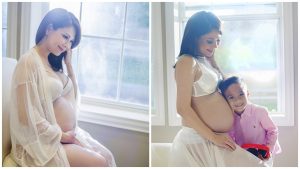 Hậu tiết lộ mang thai, Thanh Thảo tung bộ ảnh kỷ niệm trước giờ “lâm bồn”