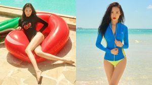 “Phát hoảng” với thân hình gầy gò của Sunmi khi diện bikini quyến rũ