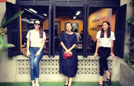 Tăng Thanh Hà và Thuỳ Trang (Mây Phạm) - vợ Phạm Anh Khoa