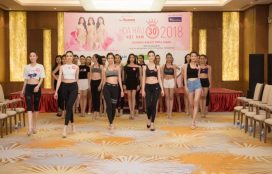 catwalk là một trong những hoạt động hàng ngày mà các thí sinh Hoa hậu Việt Nam 2018 phải duy trì tần suất luyện tập đều đặn