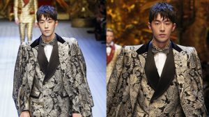 Nam Joo Hyuk đẹp như tượng tạc trong show Dolce & Gabbana (Ý)
