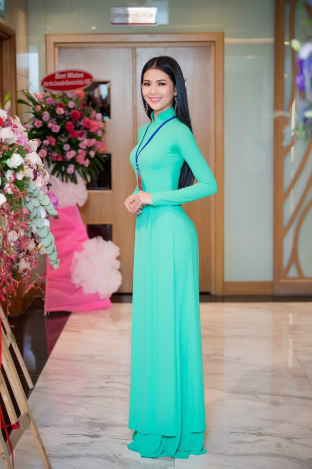 Thí sinh Đinh Thị Triều Tiên - Hoa hậu Việt Nam 2018