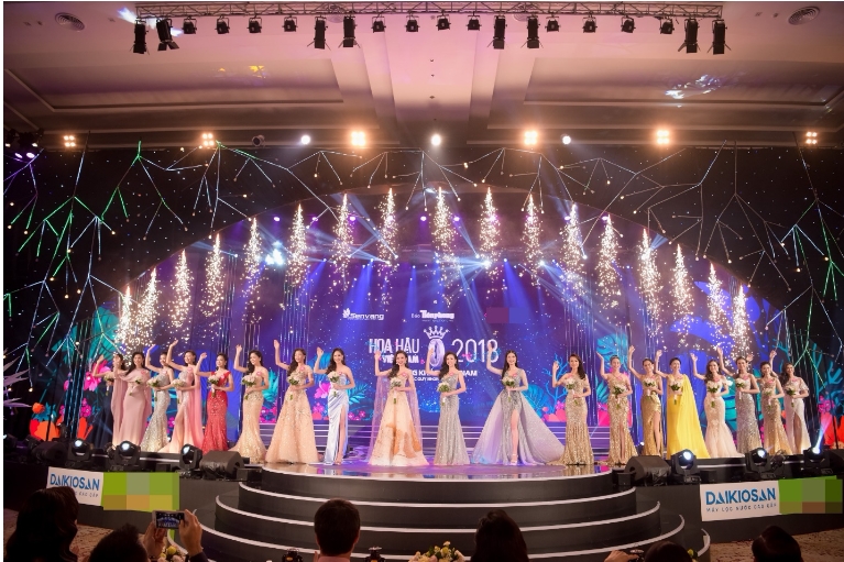 Công ty Cổ phần Cơ điện lạnh Đại Việt – Thương hiệu máy lọc nước cao cấp DAIKIOSAN là nhà tại trợ Kim cương của cuộc thi Hoa hậu Việt Nam 2018.
