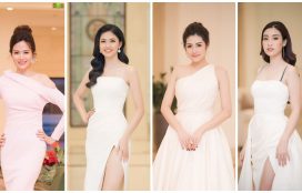 Hoa hậu Thu Thuỷ xuất hiện xinh đẹp và lộng lẫy