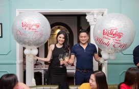 Á hậu Diệu Thùy đón sinh nhật bất ngờ cùng diễn viên Minh Tiệp 1 (7)