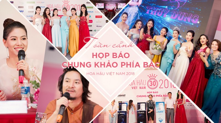 Infographic: Toàn cảnh họp báo Chung khảo phía Bắc HHVN 2018