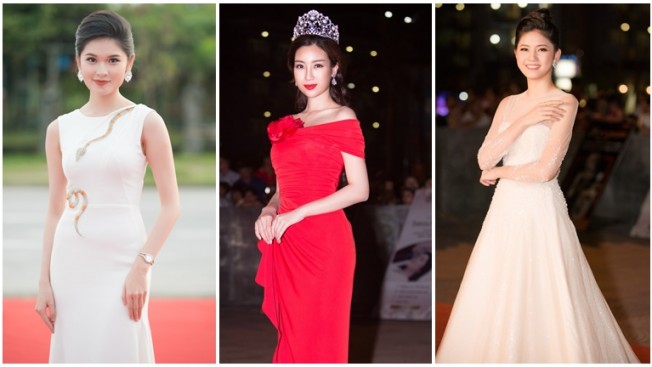 Hoa hậu, Á hậu người đẹp đã hội tụ thảm đỏ đêm Chung khảo phía Bắc Hoa hậu Việt Nam 2018