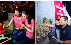 Hoa hậu Việt Nam 2018 - Các thí sinh thắp hương tại nghĩa trang Việt - Lào