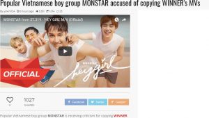 Hai trang tin lớn Hàn Quốc đồng loạt đăng tin về sự giống nhau giữa MV của Monstar và WINNER