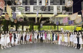 Thí sinh Hoa hậu Việt Nam 2018 chào Đà Nẵng trên nóc xe buýt 2 tầng Coco Bus