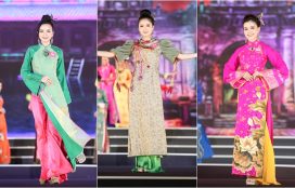 Top 3 Người đẹp du lịch: Mang không khí cung đình lên sân khấu Hoa hậu