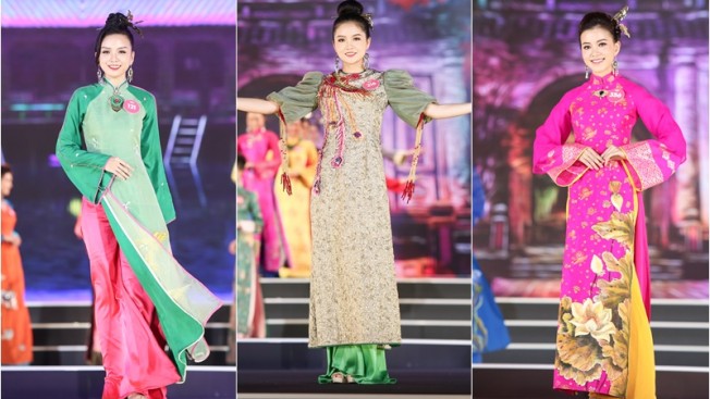 Top 3 Người đẹp du lịch: Mang không khí cung đình lên sân khấu Hoa hậu