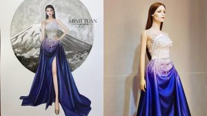 Ngẩn ngơ ngắm trang phục dạ hội lấy ý tưởng độc đáo của Thùy Tiên tại chung kết Miss International 2018