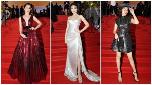 Đỗ Mỹ Linh, Chi Pu, Bảo Anh đọ sắc tại thảm đỏ show thời trang của Chung Thanh Phong