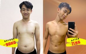 Sốc với hình ảnh MC Quang Bảo lúc béo chạm mức 90kg, nhìn đến body hiện tại mới bất ngờ