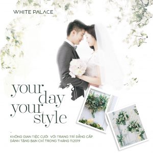 Quà tặng trang trí tiệc cưới cao cấp – lời chúc phúc ngọt ngào từ White Palace