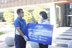 Aqua tiếp sức cho các bệnh viện Đà Nẵng