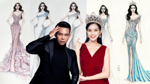 Chính thức lộ diện 5 mẫu thiết kế đầm dạ hội của Hoa hậu Đỗ Thị Hà tại  Miss World 2021