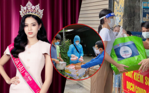 Hoa hậu Đỗ Thị Hà ủng hộ 1 tấn rau củ cho Chương trình 20.000 suất cơm miễn phí tặng người dân đang cách ly ở Thanh Hóa