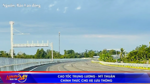 Cao tốc Trung Lương – Mỹ Thuận chính thức cho xe lưu thông