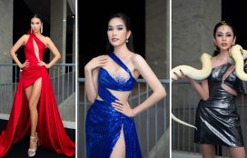 Á Hậu Phương Anh hội ngộ Siêu mẫu Hà Anh và loạt mỹ nhân tại thảm đỏ show Nguyễn Minh Tuấn