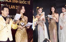 Fan quốc tế tích cực “lùng” thông tin Hoa hậu Lương Thùy Linh khi giữ vai trò MC song ngữ của Họp báo Miss Grand Vietnam 2022