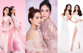 Vẻ đẹp ngọt ngào, ‘một chín một mười’ của Á hậu Phương Anh và Miss International – Hoa hậu Quốc tế 2019 trong bộ ảnh mới