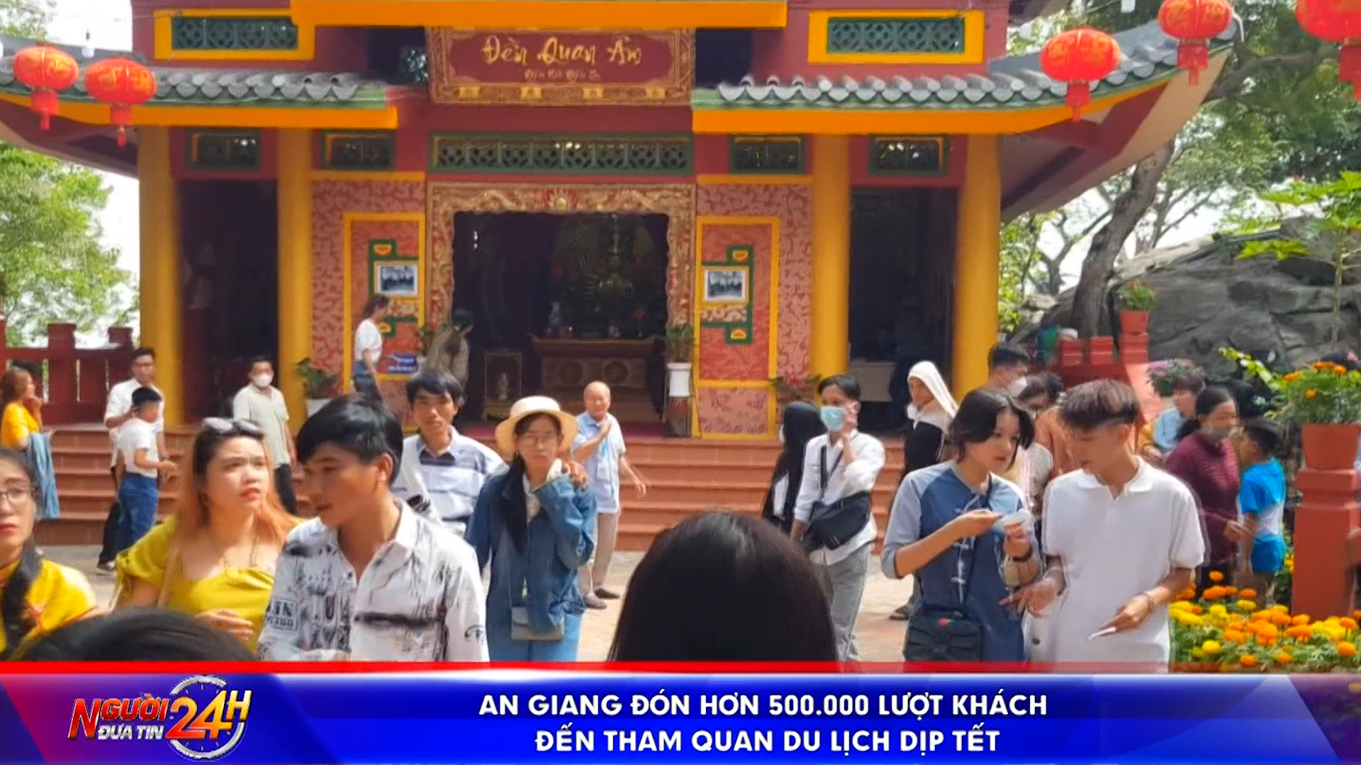 <strong>An Giang đón hơn 500.000 lượt khách đến tham quan du lịch dịp Tết</strong>