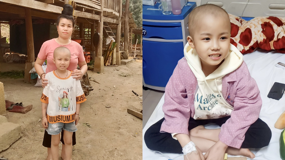 Cuộc chiến với ung thư của mẹ con cô bé người Thái