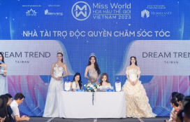 DREAM TREND Vietnam chính thức trở thành Nhà tài trợ Độc quyền Chăm sóc tóc tại Miss World Vietnam 2023