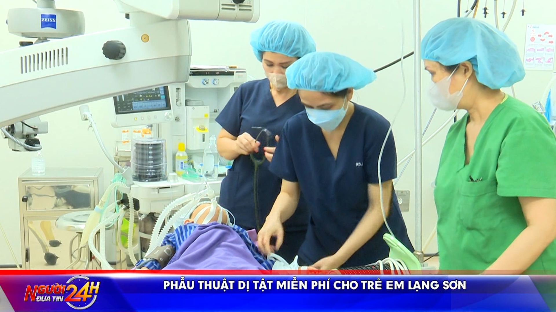 Phẫu thuật dị tật miễn phí cho trẻ em Lạng Sơn