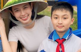 Hoa hậu Thùy Tiên trao khu vui chơi cho bệnh viện tại Thanh Hóa, Nghệ An, Hà Tĩnh