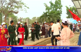 Hơn 80.000 lượt khách đến Điện Biên dịp lễ hội