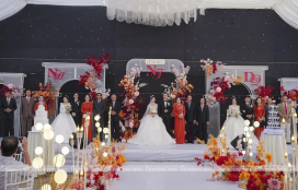 Tiết kiệm cho gia đình và hàng xóm: Ba chị em ruột ở Lâm Đồng đám cưới cùng một ngày
