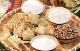 Bánh ka tum – nét ẩm thực độc đáo của người Khmer
