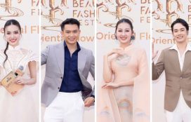 Dàn hoa hậu, á hậu đổ bộ thảm đỏ show thời trang VBFF tại Vũng Tàu