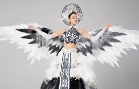 Á hậu Bùi Khánh Linh trình diễn “Thiên Hạc” tại National Costume Miss Intercontinental 2024