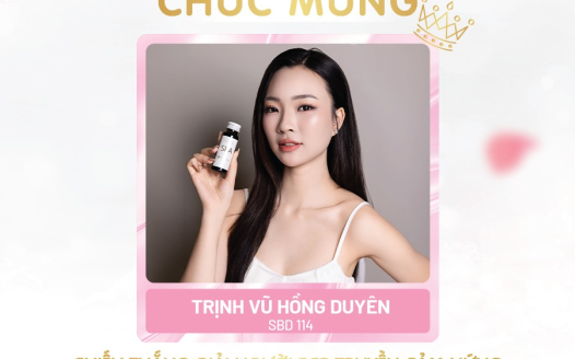 Trịnh Vũ Hồng Duyên – Thí sinh xuất sắc giành danh hiệu “Người đẹp truyền cảm hứng” tại challenge “Inner Purpose – Inner Glow”