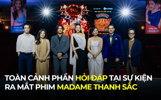 TOÀN CẢNH PHẦN HỎI ĐÁP TẠI SỰ KIỆN RA MẮT PHIM MADAME THANH SẮC